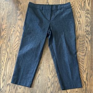 Dark Blue Cropped Pants